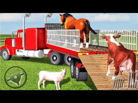 Real Tractor Farm Animal Truck Driving Transport Simulator - Best Android GamePlay