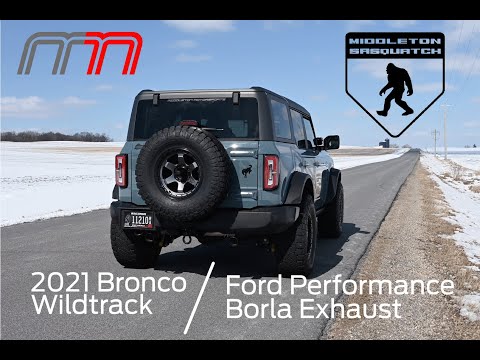 Borla Exhaust 2021 2022 Bronco High Quality Audio