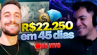 R$ 22.250 MENSAIS em 45 DIAS 🫰🤑 | estudo de caso | André Elias
