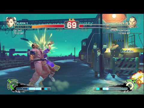 QP 341 (Chun-Li) VS. STRIPFIGHTERIV (Dan) - SSF4 720p HD