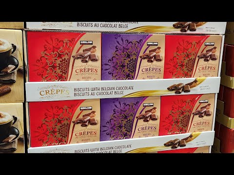 2022 Costco Kirkland Signature CREPES BISCUITS WITH BELGIAN CHOCOLATE