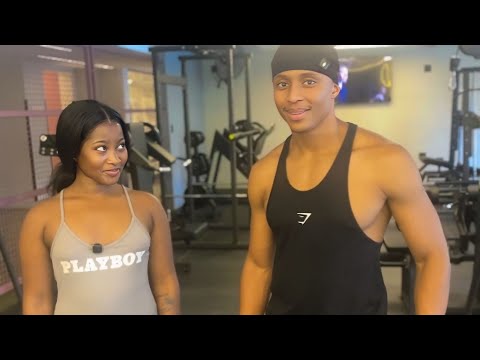 Gym Session With Hloni