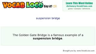 Video thumbnail for suspension bridge
