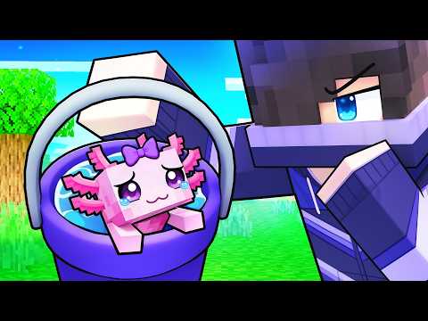 I'm a BABY AXOLOTL in Minecraft!