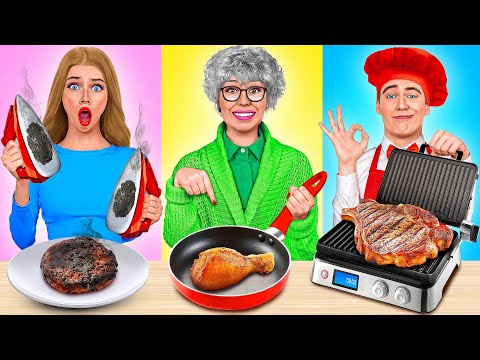 Eu vs Minha Vó No Desafio De Culinária | Desafio Maluco por Multi DO Challenge