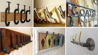 50 DIY Rustic Coat Rack Ideas / wall hook ideas