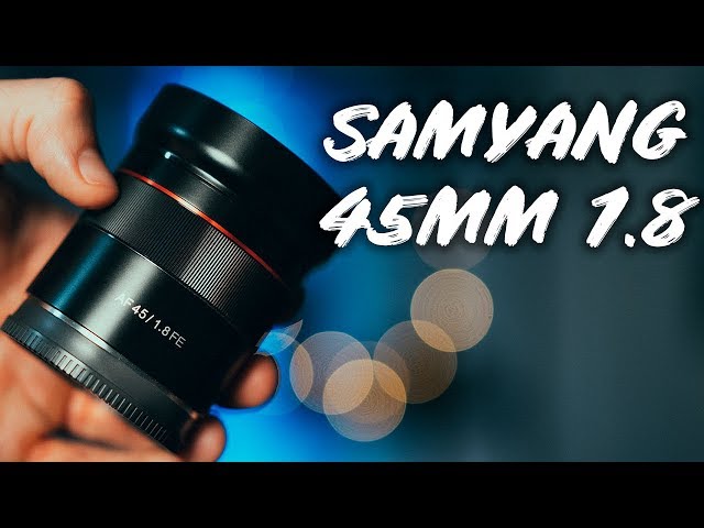 Vídeo relacionado con Samyang AF 45 MM F1.8 FE SONY E - Objetivo de formato completo para cámaras Sony Alpha sin espejo (montura FE y E, formato completo, sensor APS-C, rosca de 49 mm)