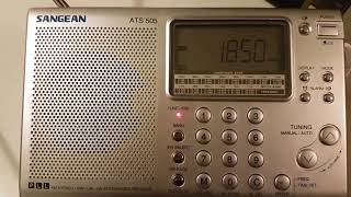 Amateur radio 160 meter band reception 1850 Khz LSB