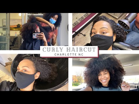 MY FIRST NATURAL HAIR SALON VISIT IN CHARLOTTE NC!|...