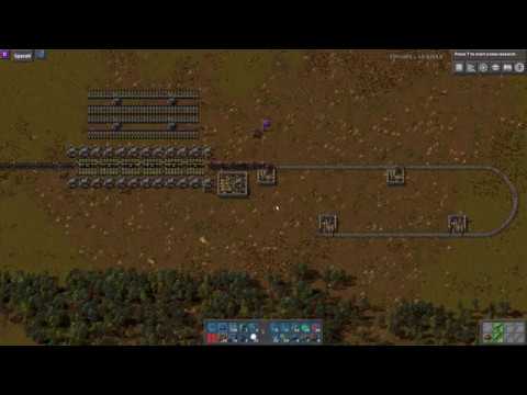 Factorio 0.15 - Stupidly Long Train Loading
