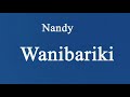 Nandy - Wanibariki Lyrics