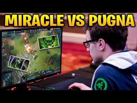 Miracle Rubick Arcana vs Pugna - Solo Ranked Match