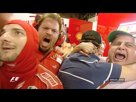 Hamilton v Massa 2008 Season Finale - Bernie Ecclestone's iconic moment in 65 years of F1®