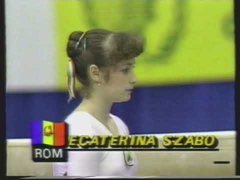 Ecaterina Szabo (ROM) - Worlds 1985 - Balance Beam Final