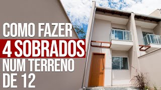 HOW TO BUILD 4 HOUSES ON A 12-FT LOT OF LAND