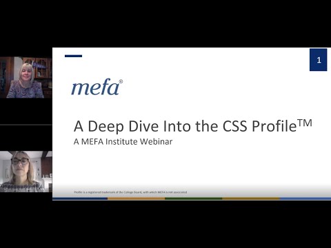 The MEFA Institute: A Deep Dive Into the CSS Profile
