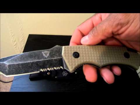 Tactical Performance 1020 Stonewash Fixed Blade Knife Unboxing.