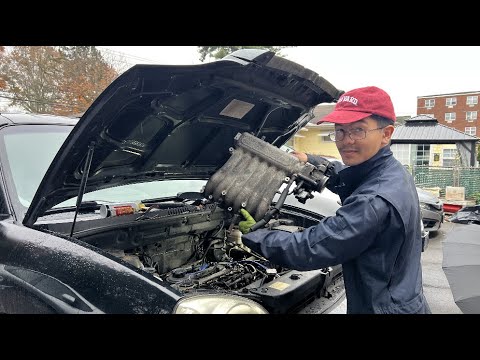 How To Remove Upper Intake Manifold Hyundai Santa Fe 2.7L V6 | Install Spark Plug Valve Cover Gasket