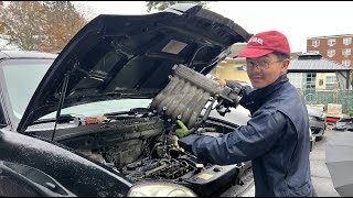 How To Remove Upper Intake Manifold Hyundai Santa Fe 2.7L V6 | Install Spark Plug Valve Cover Gasket
