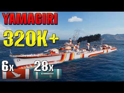 Super Destroyer Yamagiri - A single torpedo salvo collapsed the enemy team