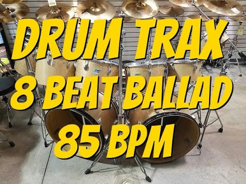 Drum Trax 8 Beat Ballad 85 BPM