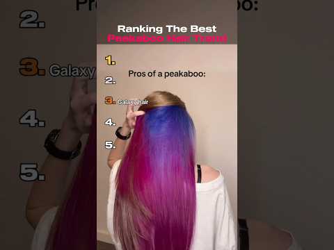 Ranking BEST PEEKABOO HAIR