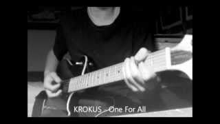 KROKUS - One For All (Rhythm guitar cover)