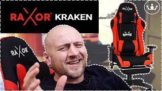 ✅ SO GEMÜTLICH ! Raxor Gaming Stuhl / Chair mit Fußstütze IM TEST