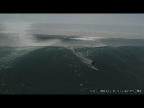Drone footage of Coral Cove pumping swell