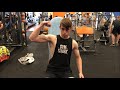 Push day at the gym-Liam Masters