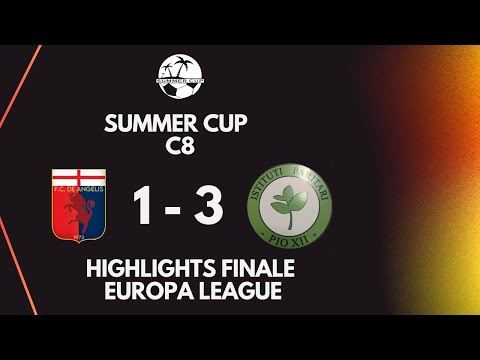 🎥 FC De Angelis 🆚 Istituto Pio XII | Highlights Finale Europa League Summer Cup C8
