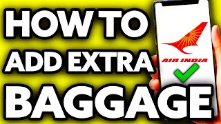 How To Add Extra Baggage in Air India (EASY!)