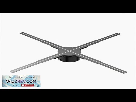 P62 3D Hologram Projector Fan Remote Wifi Control Commercial Advertising Display Lights Review