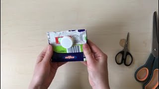 Geldbeutel aus Tetrapack basteln