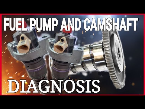 Daf TRUCK mx 11 engine fuel leak off test and fuel pump camshaft