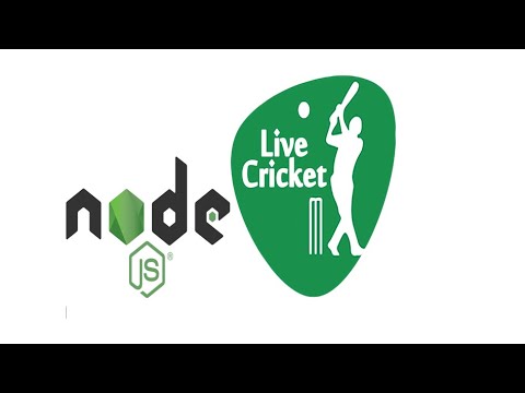 Create Live Cricket score application like Cricbuzz in Node.js | API Tutorial