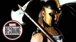 Cosplayer Cap Santiago Becomes Ares - Marvel Becoming