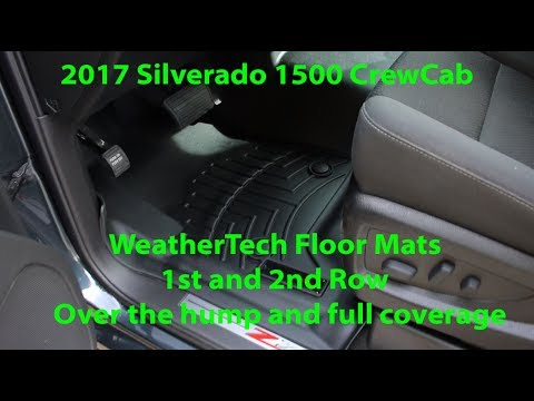 2017 Silverado Z71 CrewCab 4wd: WeatherTech 1st and 2nd row mats