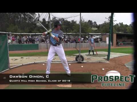 Dawson Dimon Prospect Video, C, Quartz Hill High School Class of 2018