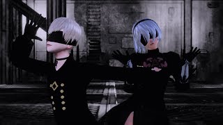 【MMDNieR】ゴーゴー幽霊船 2B&9S