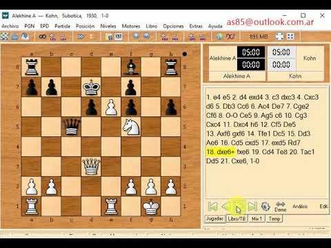 Alekhine  Aleksandrovich and kohn  1 0     1081