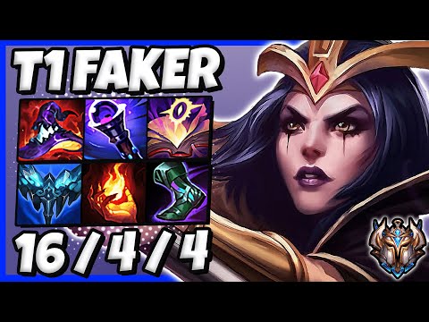 T1 Faker Leblanc vs Ahri [ MID ] Patch 12.3 Ranked Challenger Korea ✅