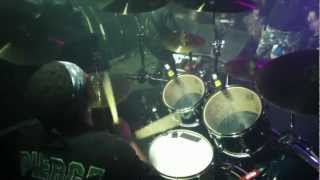 God Forbid -- Broken Promise -- Live Drum Cam -- 11/17/12 Scout Bar - Houston, TX