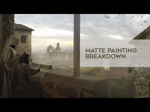 Letter to the father (Matte Painting Photoshop)