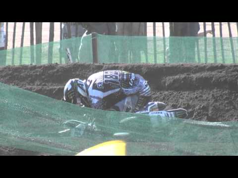 Crash Steven Frossard motocross MX1