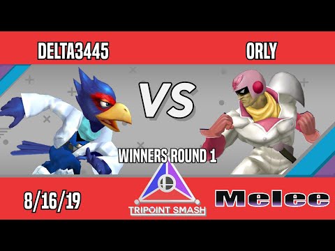 Tripoint Smash 73 - Winners Round 1 - Delta3445(Falco) Vs. ORLY(Captain Falcon)