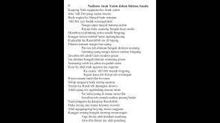 Download lagu Nadhom Anak Yatim Dalam Bahasa Sunda Ai Lulu mp3 Download lagu Nadhom Anak Yatim Dalam Bahasa Sunda Ai Lulu mp3