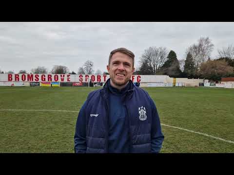 Jamie Ward post-Bromsgrove Sporting