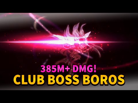 385M Damage On Club Boss Boros (Low-Spender Lineup) | One Punch Man The Strongest Global