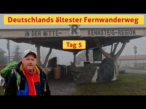 Rennsteig: 4. Etappe - Neustadt am Rennsteig bis Lauscha, Thüringer Wald...